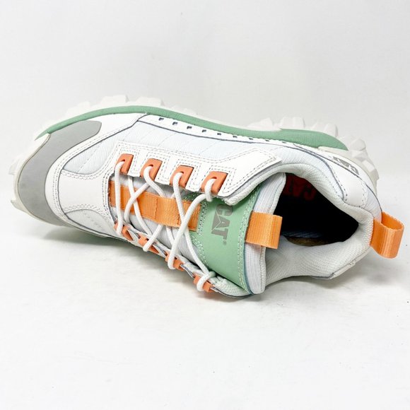 Caterpillar CAT Intruder Oxford Star White Pastel Green Mens Shoes P724500 - Picture 4 of 5